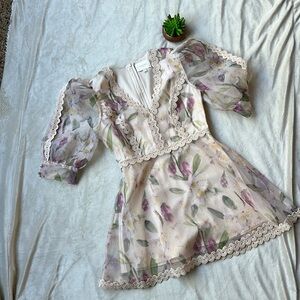 Beautiful Arose Studio Alkia Puff Sleeve Dress from Anthropology